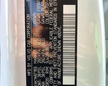 Белый Вольво ХС90, объемом двигателя 2 л и пробегом 33 тыс. км за 39900 $, фото 27 на Automoto.ua