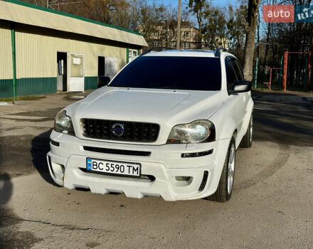 Белый Вольво ХС90, объемом двигателя 2.4 л и пробегом 370 тыс. км за 8600 $, фото 1 на Automoto.ua