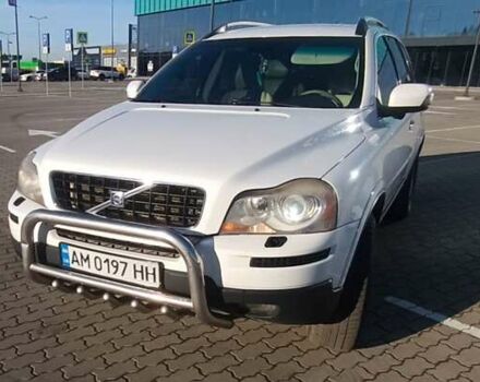 Белый Вольво ХС90, объемом двигателя 2.4 л и пробегом 409 тыс. км за 9280 $, фото 1 на Automoto.ua