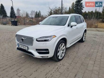 Вольво ХС90 2018 у Луцьку на Automoto.ua Білий Вольво ХС90, об'ємом двигуна 1.97 л та пробігом 99 тис. км за 27300 $, фото 1 на Automoto.ua