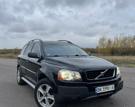 Черный Вольво ХС90, объемом двигателя 2.4 л и пробегом 187 тыс. км за 8500 $, фото 1 на Automoto.ua