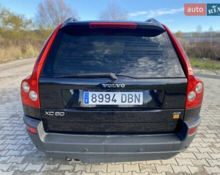 Черный Вольво ХС90, объемом двигателя 2.4 л и пробегом 322 тыс. км за 5550 $, фото 5 на Automoto.ua