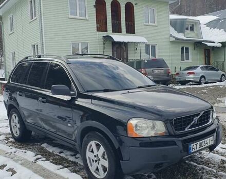 Черный Вольво ХС90, объемом двигателя 2.4 л и пробегом 365 тыс. км за 8800 $, фото 1 на Automoto.ua