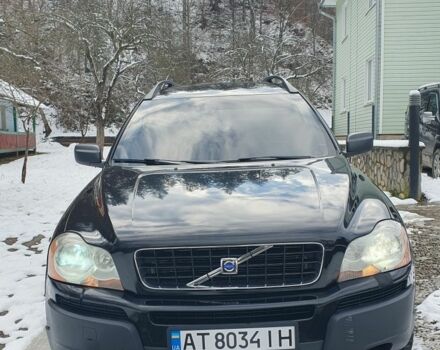 Черный Вольво ХС90, объемом двигателя 2.4 л и пробегом 365 тыс. км за 8800 $, фото 1 на Automoto.ua