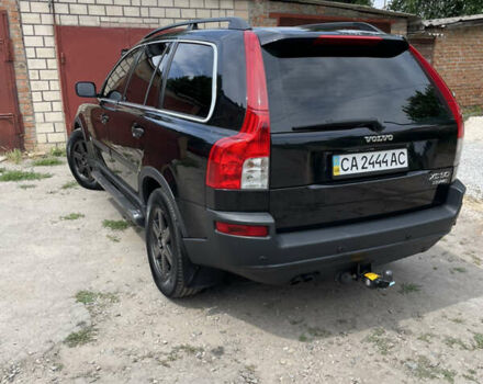 Черный Вольво ХС90, объемом двигателя 2.4 л и пробегом 350 тыс. км за 8400 $, фото 1 на Automoto.ua