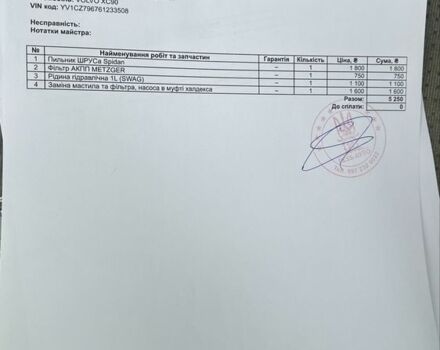 Черный Вольво ХС90, объемом двигателя 2.4 л и пробегом 459 тыс. км за 9200 $, фото 15 на Automoto.ua