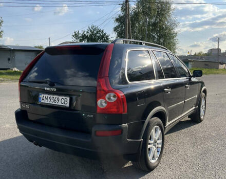 Черный Вольво ХС90, объемом двигателя 2.5 л и пробегом 325 тыс. км за 11000 $, фото 4 на Automoto.ua