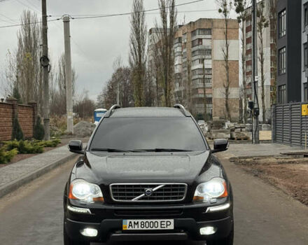 Черный Вольво ХС90, объемом двигателя 3.19 л и пробегом 213 тыс. км за 14799 $, фото 1 на Automoto.ua