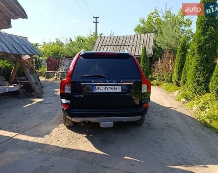 Черный Вольво ХС90, объемом двигателя 2.4 л и пробегом 355 тыс. км за 15700 $, фото 4 на Automoto.ua