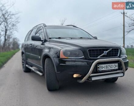 Черный Вольво ХС90, объемом двигателя 2.4 л и пробегом 352 тыс. км за 7800 $, фото 1 на Automoto.ua
