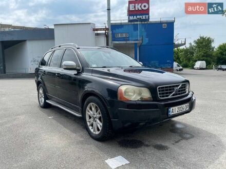 Черный Вольво ХС90, объемом двигателя 2.4 л и пробегом 370 тыс. км за 7900 $, фото 1 на Automoto.ua