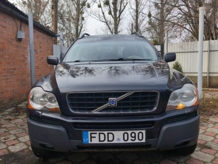 Черный Вольво ХС90, объемом двигателя 2.4 л и пробегом 263 тыс. км за 5200 $, фото 1 на Automoto.ua