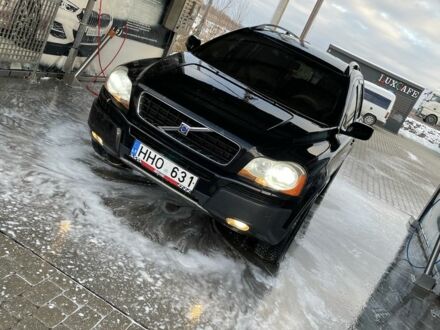 Черный Вольво ХС90, объемом двигателя 3 л и пробегом 244 тыс. км за 4780 $, фото 1 на Automoto.ua