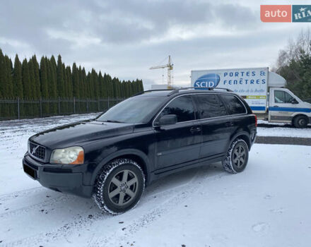 Черный Вольво ХС90, объемом двигателя 2.4 л и пробегом 348 тыс. км за 7900 $, фото 1 на Automoto.ua