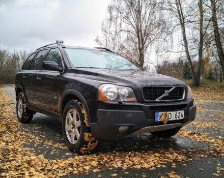 Черный Вольво ХС90, объемом двигателя 2.4 л и пробегом 302 тыс. км за 3999 $, фото 1 на Automoto.ua