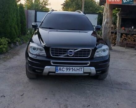 Черный Вольво ХС90, объемом двигателя 2.4 л и пробегом 355 тыс. км за 15999 $, фото 1 на Automoto.ua