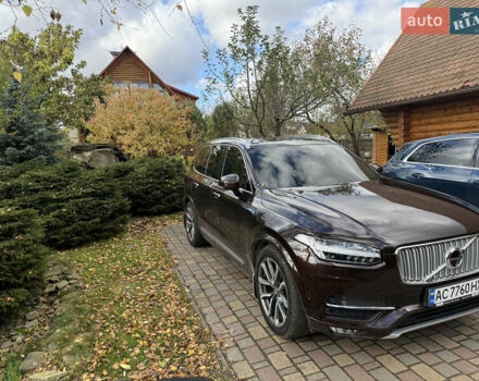 Вольво ХС90 2018 в Луцке на Automoto.ua Коричневый Вольво ХС90, объемом двигателя 1.97 л и пробегом 116 тыс. км за 37700 $, фото 2 на Automoto.ua
