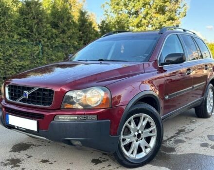 Красный Вольво ХС90, объемом двигателя 2.4 л и пробегом 189 тыс. км за 2275 $, фото 1 на Automoto.ua