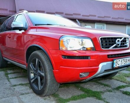 Красный Вольво ХС90, объемом двигателя 3.19 л и пробегом 217 тыс. км за 16000 $, фото 1 на Automoto.ua