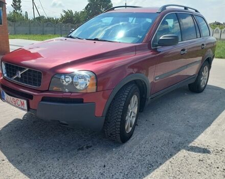 Красный Вольво ХС90, объемом двигателя 2.4 л и пробегом 271 тыс. км за 5999 $, фото 1 на Automoto.ua