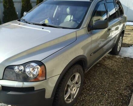 Серый Вольво ХС90, объемом двигателя 2.4 л и пробегом 336 тыс. км за 9100 $, фото 2 на Automoto.ua