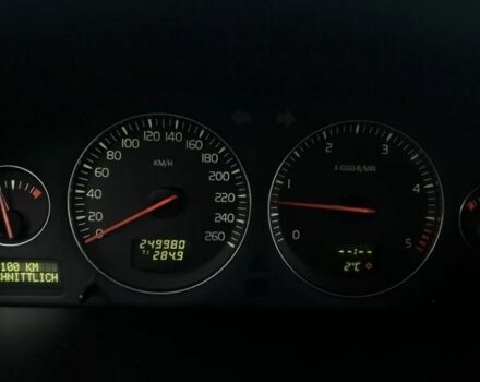 Серый Вольво ХС90, объемом двигателя 2.4 л и пробегом 249 тыс. км за 2610 $, фото 7 на Automoto.ua