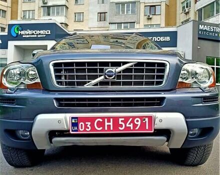 Серый Вольво ХС90, объемом двигателя 2.4 л и пробегом 214 тыс. км за 13500 $, фото 2 на Automoto.ua