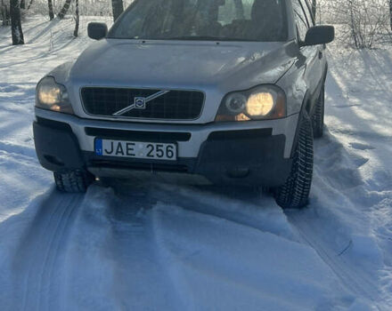 Серый Вольво ХС90, объемом двигателя 2.4 л и пробегом 308 тыс. км за 5750 $, фото 1 на Automoto.ua