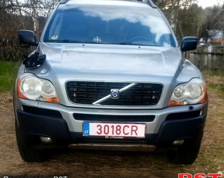 Серый Вольво ХС90, объемом двигателя 2.4 л и пробегом 419 тыс. км за 6600 $, фото 1 на Automoto.ua