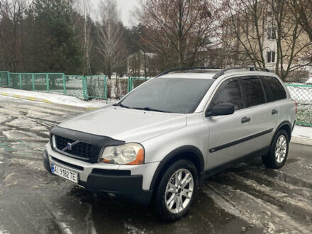 Серый Вольво ХС90, объемом двигателя 2.9 л и пробегом 144 тыс. км за 6450 $, фото 1 на Automoto.ua