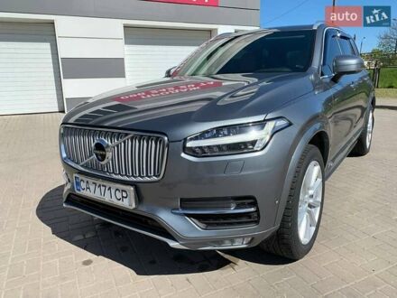 Вольво ХС90 2017 у Черкасах на Automoto.ua Сірий Вольво ХС90, об'ємом двигуна 2 л та пробігом 177 тис. км за 37500 $, фото 1 на Automoto.ua