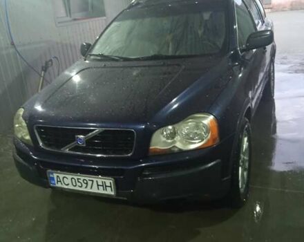 Синий Вольво ХС90, объемом двигателя 2.4 л и пробегом 350 тыс. км за 9000 $, фото 2 на Automoto.ua