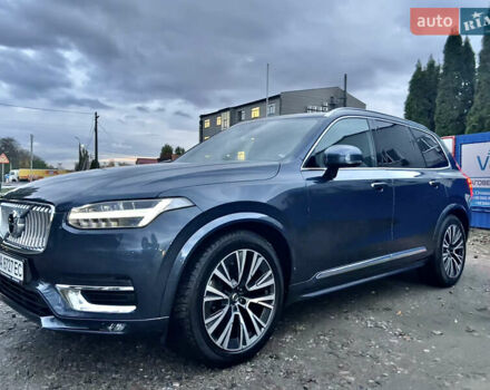 Синий Вольво ХС90, объемом двигателя 2 л и пробегом 69 тыс. км за 46900 $, фото 3 на Automoto.ua