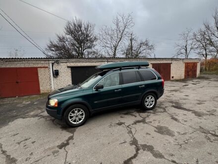 Зеленый Вольво ХС90, объемом двигателя 2.4 л и пробегом 405 тыс. км за 6299 $, фото 1 на Automoto.ua