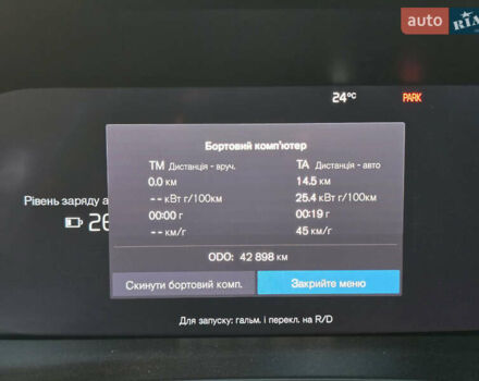 Черный Вольво C40 Recharge, объемом двигателя 0 л и пробегом 42 тыс. км за 29500 $, фото 31 на Automoto.ua