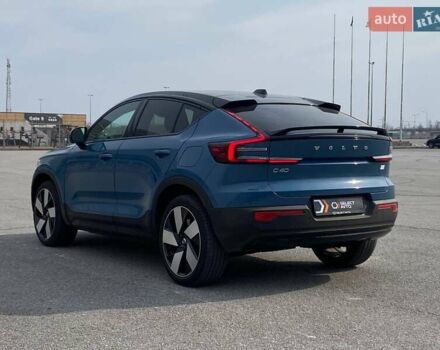Синий Вольво C40 Recharge, объемом двигателя 0 л и пробегом 51 тыс. км за 30490 $, фото 5 на Automoto.ua