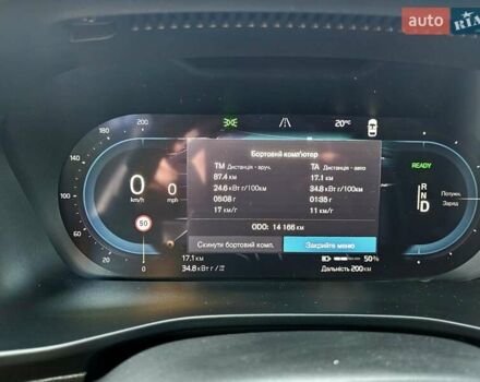 Зелений Вольво C40 Recharge, об'ємом двигуна 0 л та пробігом 14 тис. км за 37000 $, фото 22 на Automoto.ua