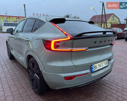 Зеленый Вольво C40 Recharge, объемом двигателя 0 л и пробегом 26 тыс. км за 33999 $, фото 9 на Automoto.ua