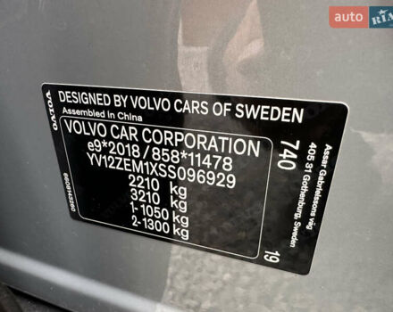 Серый Вольво EX30, объемом двигателя 0 л и пробегом 13 тыс. км за 25900 $, фото 66 на Automoto.ua