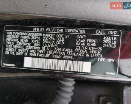 Черный Вольво V60 Cross Country, объемом двигателя 2 л и пробегом 174 тыс. км за 2600 $, фото 11 на Automoto.ua