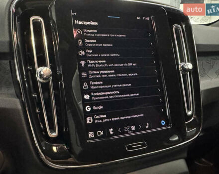 Чорний Вольво XC40 Recharge, об'ємом двигуна 0 л та пробігом 1 тис. км за 30750 $, фото 32 на Automoto.ua