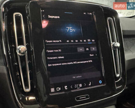 Чорний Вольво XC40 Recharge, об'ємом двигуна 0 л та пробігом 1 тис. км за 30750 $, фото 33 на Automoto.ua