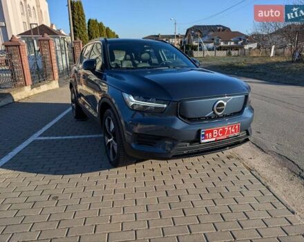 Синий Вольво XC40 Recharge, объемом двигателя 0 л и пробегом 21 тыс. км за 27200 $, фото 3 на Automoto.ua