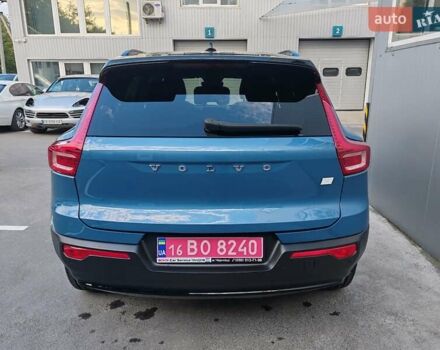 Синий Вольво XC40 Recharge, объемом двигателя 0 л и пробегом 15 тыс. км за 31999 $, фото 3 на Automoto.ua