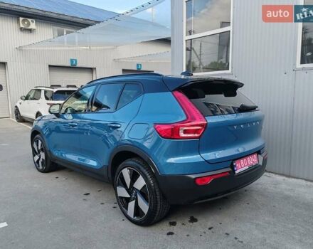 Синий Вольво XC40 Recharge, объемом двигателя 0 л и пробегом 15 тыс. км за 31999 $, фото 9 на Automoto.ua