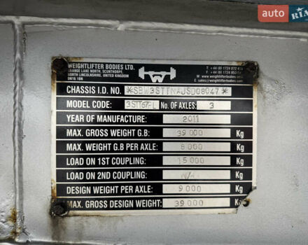 Серый Вейлифтер 3STT, объемом двигателя 0 л и пробегом 100 тыс. км за 21500 $, фото 8 на Automoto.ua