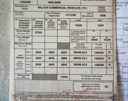 Вілкокс Tipper LTD, об'ємом двигуна 0 л та пробігом 0 тис. км за 16500 $, фото 24 на Automoto.ua