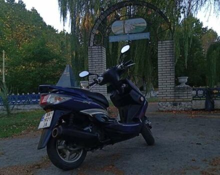 Фиолетовый Ямаха Сигнус, объемом двигателя 0.13 л и пробегом 43 тыс. км за 1300 $, фото 2 на Automoto.ua