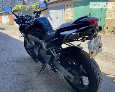 Синий Ямаха FZ6 Fazer, объемом двигателя 0.6 л и пробегом 57 тыс. км за 3200 $, фото 7 на Automoto.ua