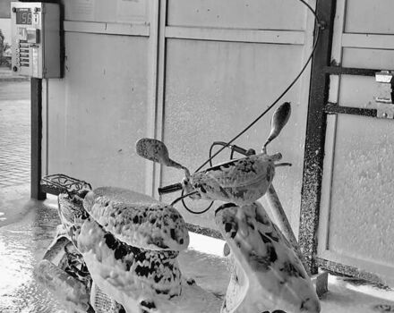 Черный Ямаха Jog SA36J, объемом двигателя 0.05 л и пробегом 35 тыс. км за 605 $, фото 5 на Automoto.ua